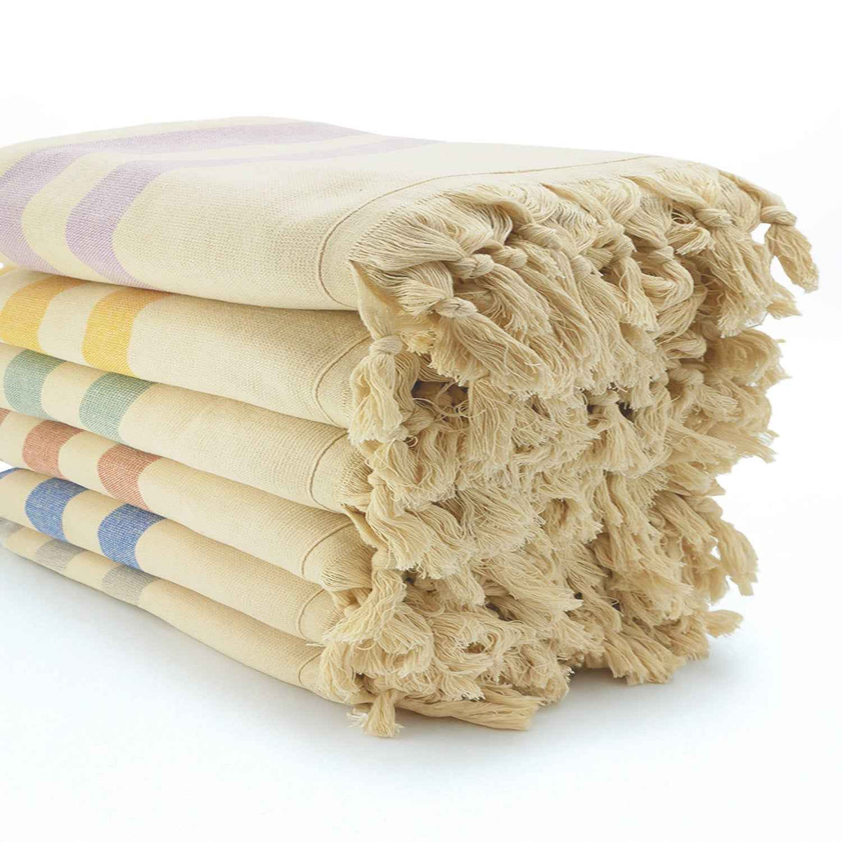 Pile de foutas doublées éponge en coton tissé
