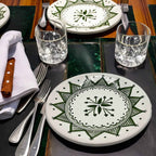 Assiette Décorative En Céramique Tunisienne Peinte À La Main #3