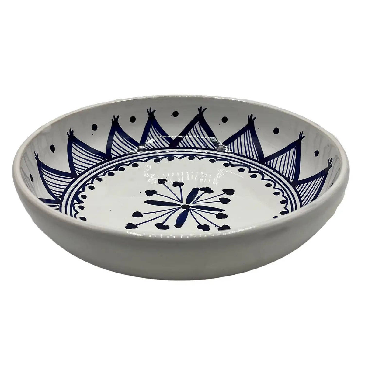 Assiette Creuse En Céramique Tunisienne Peinte À La Main #3