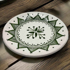 Assiette Décorative En Céramique Tunisienne Peinte À La Main #3