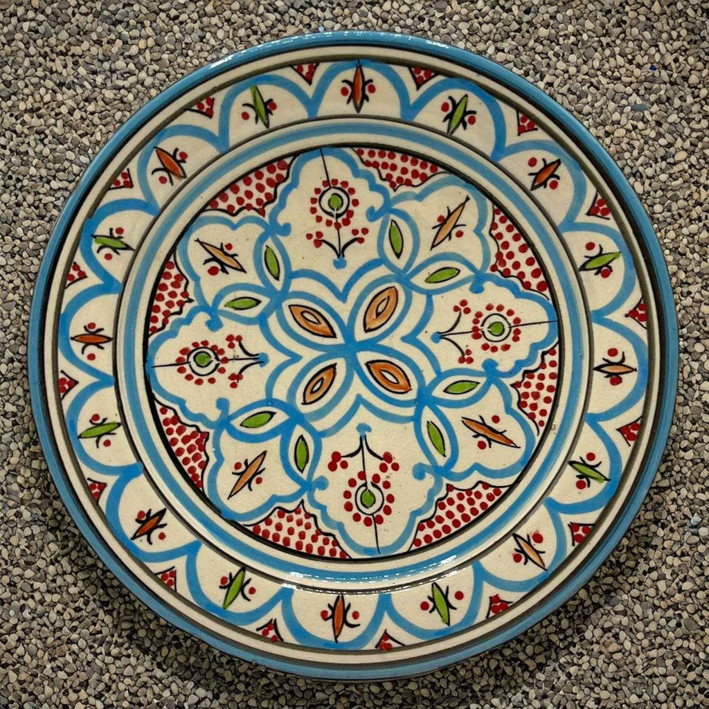 Assiette Artisanale En Terre Cuite De Safi, Maroc #18