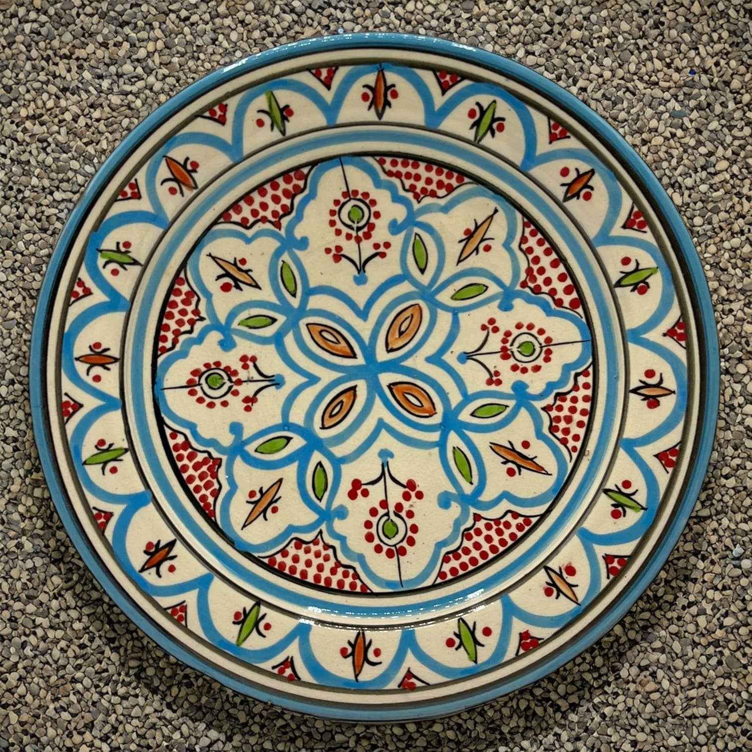 Assiette Artisanale En Terre Cuite De Safi, Maroc #18