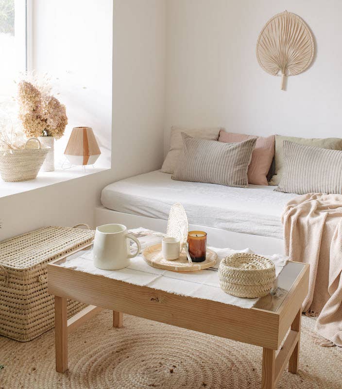 Boîte de rangement en fibres naturelles XL