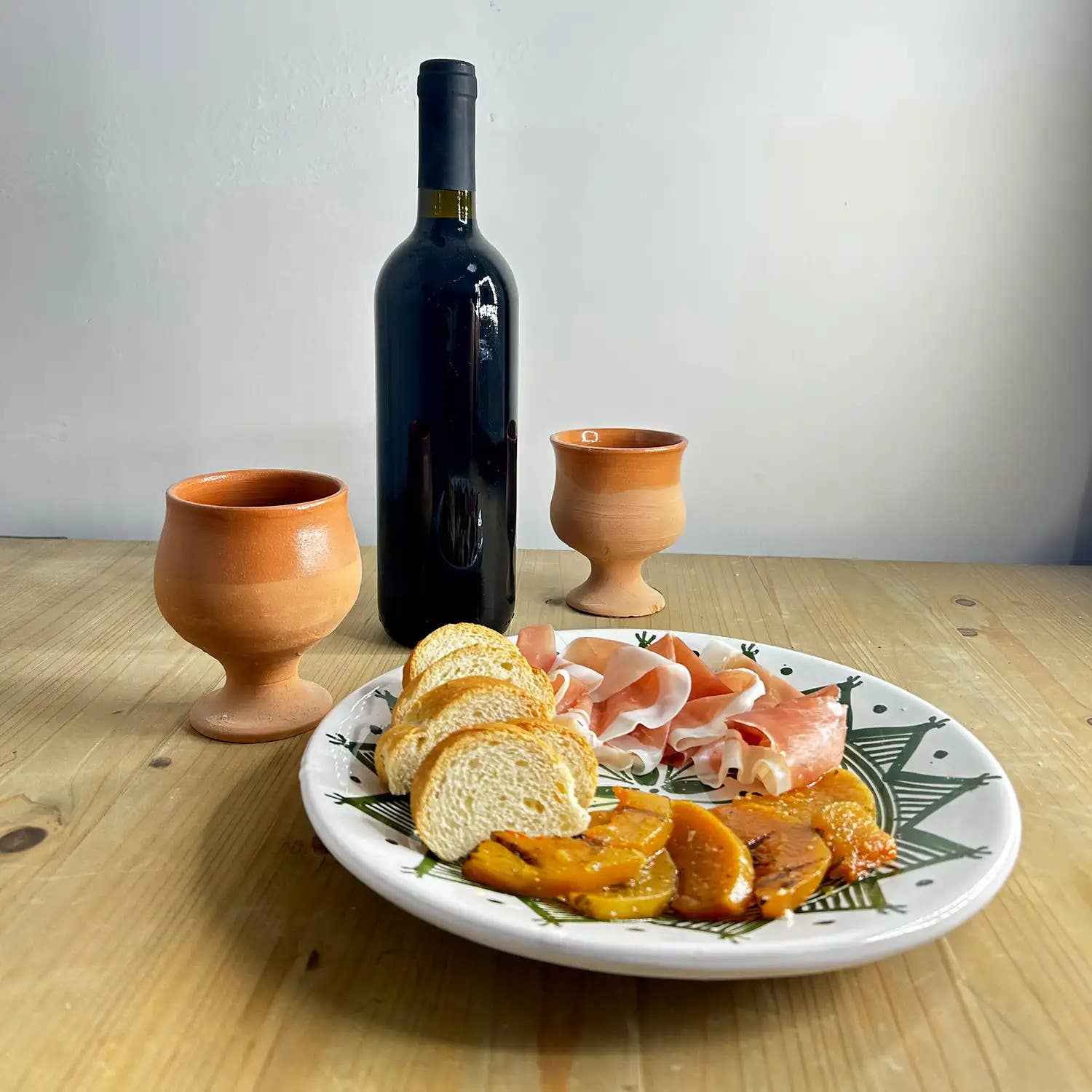 Assiette Décorative En Céramique Tunisienne Peinte À La Main #2