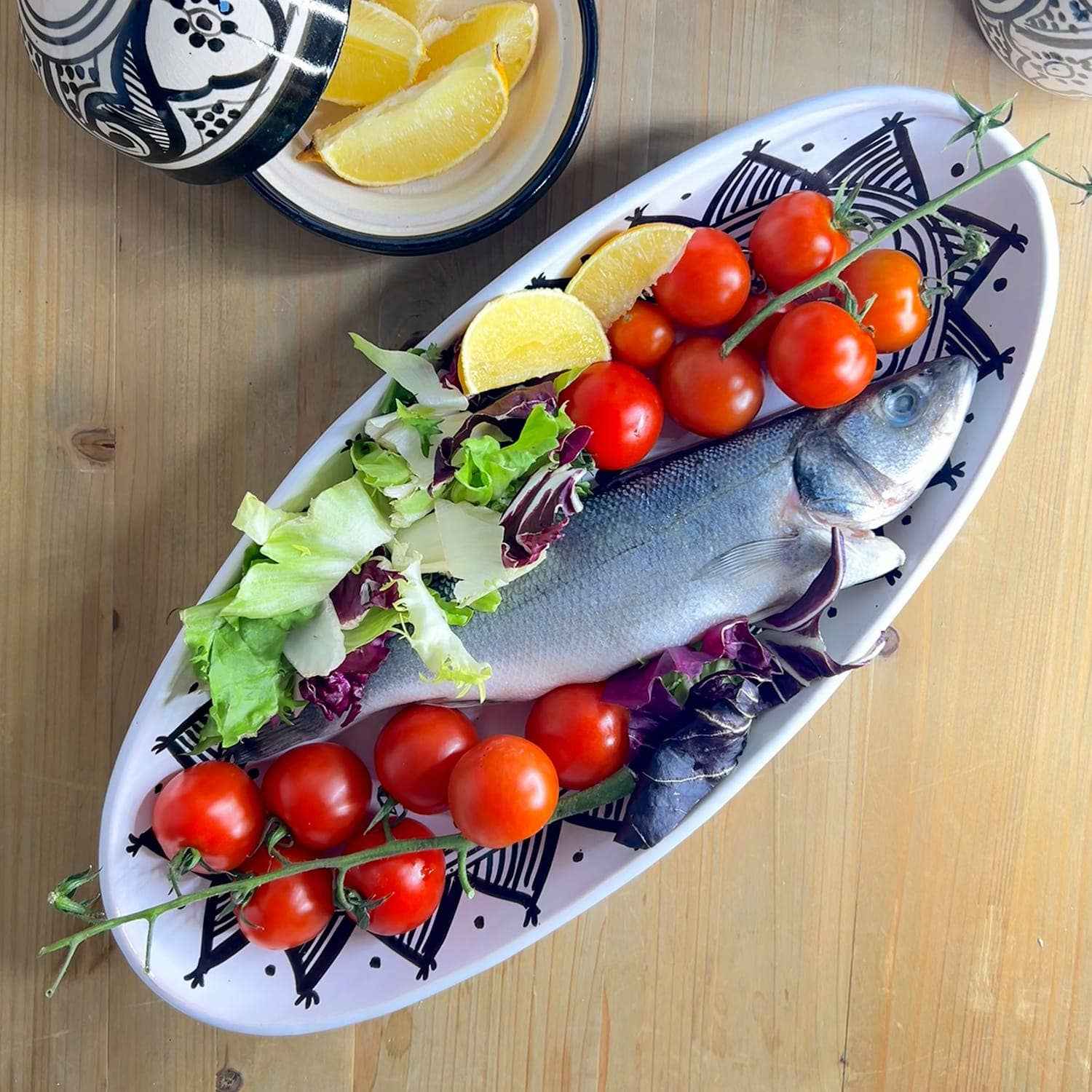 Plat Décoratif En Céramique Tunisienne Artisanale #19