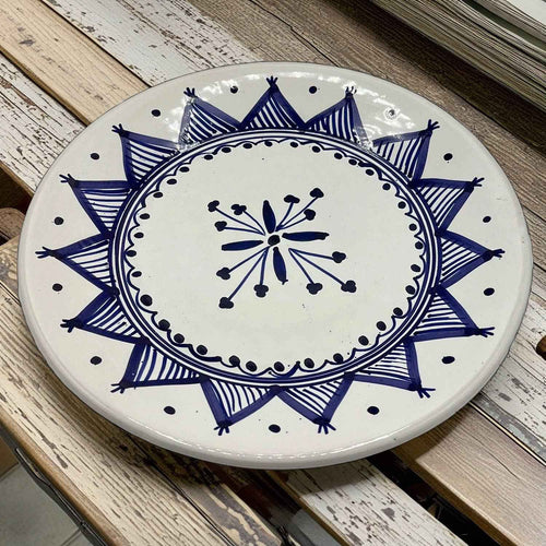 Assiette Décorative En Céramique Tunisienne Peinte À La Main #2