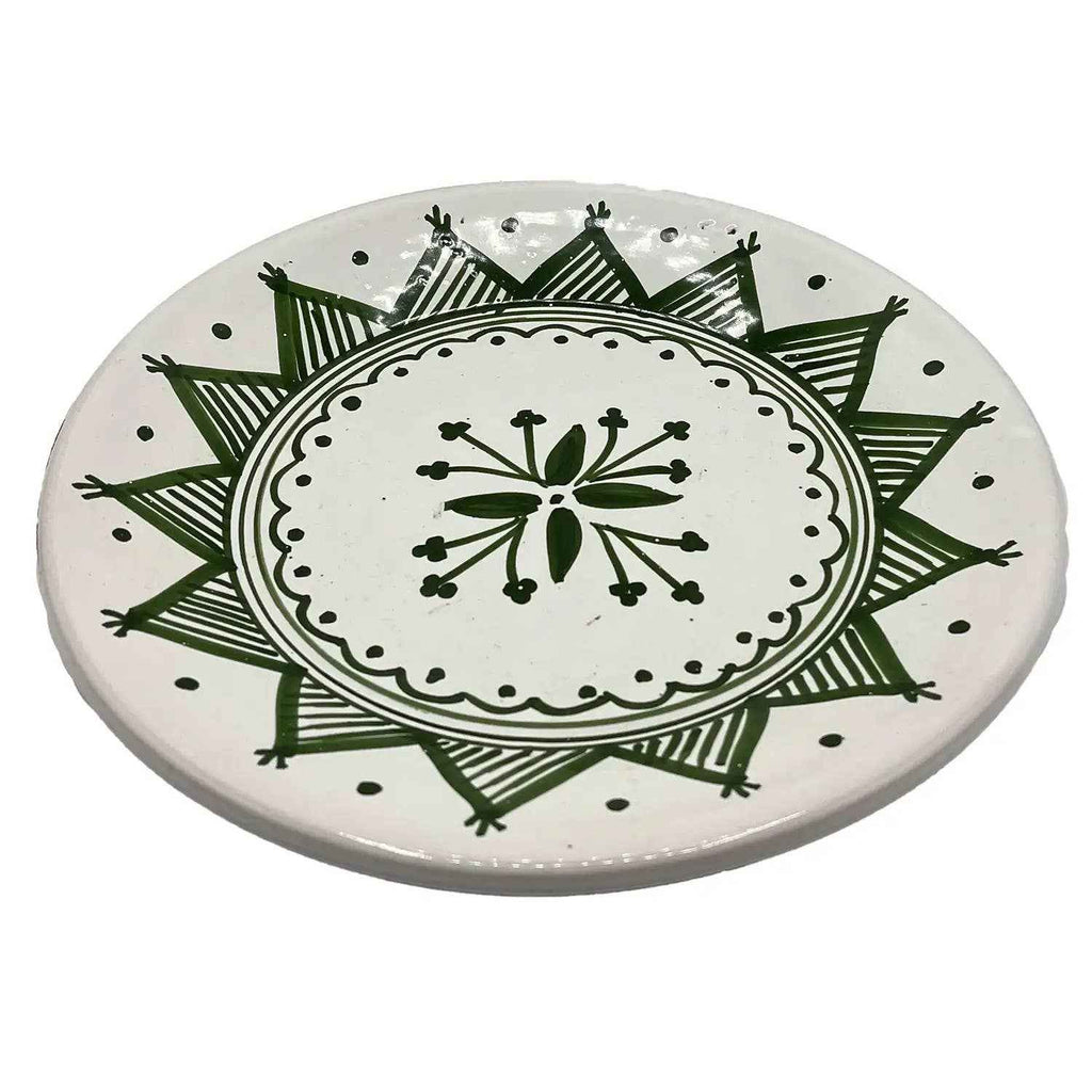 Assiette Décorative En Céramique Tunisienne Peinte À La Main #3