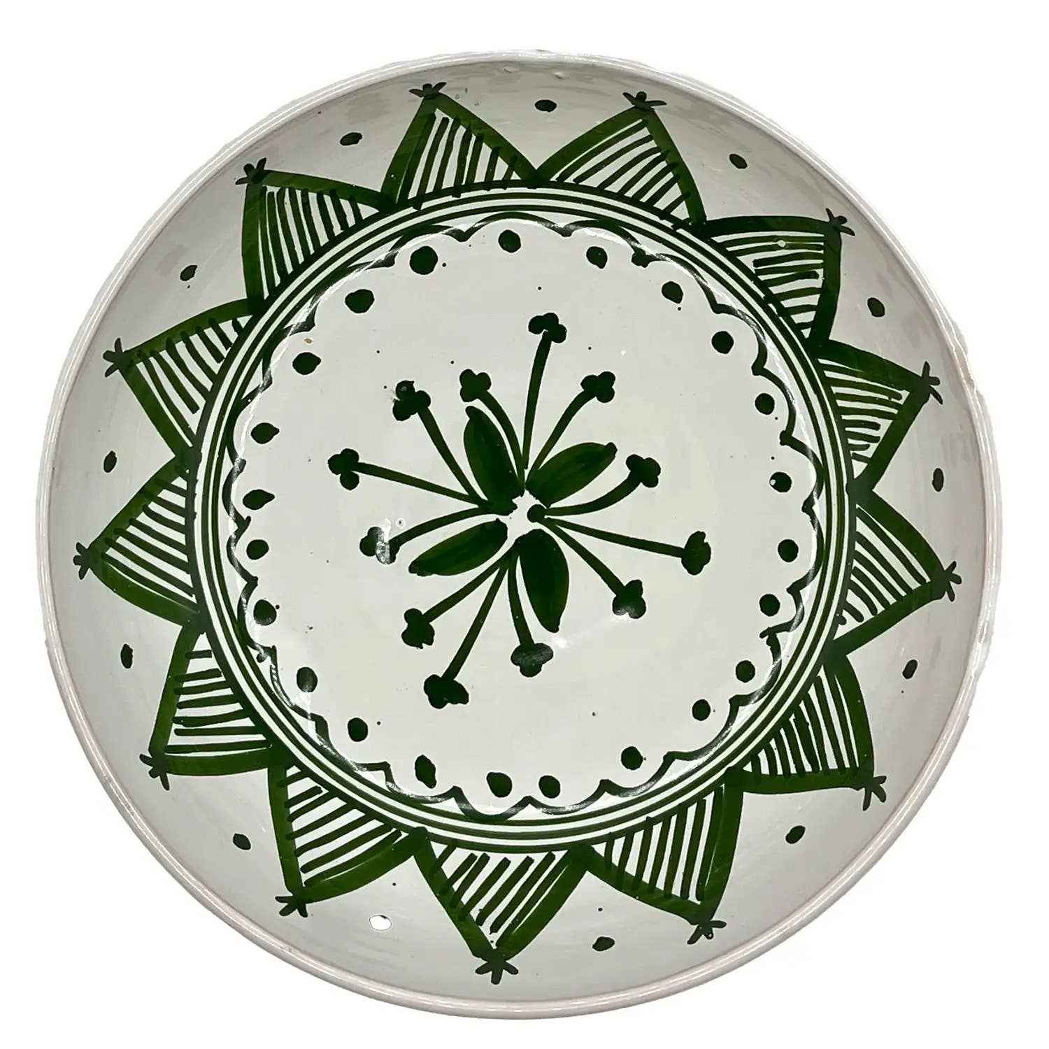 Assiette Creuse En Céramique Tunisienne Peinte À La Main #2
