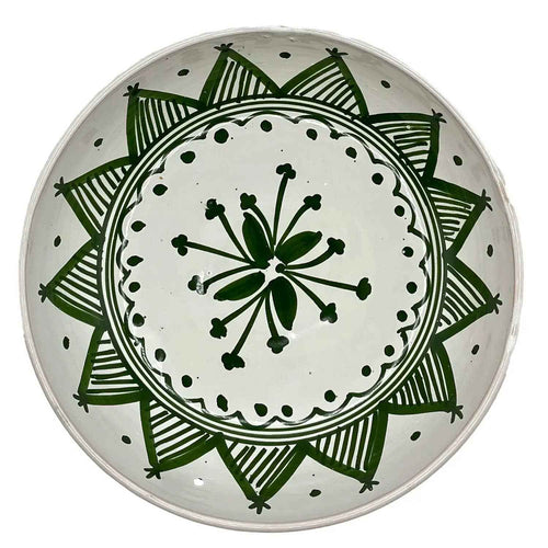 Assiette Creuse En Céramique Tunisienne Peinte À La Main #2