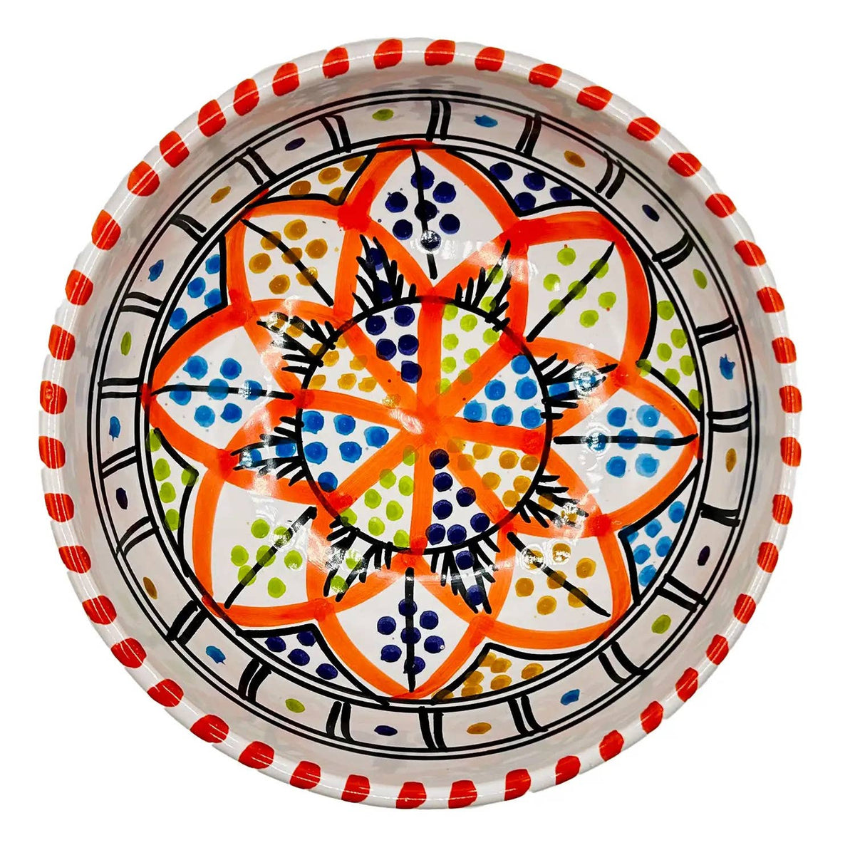 Bol en céramique tunisienne décoré diamètre 13 cm #3