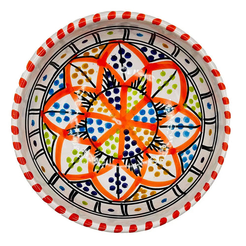 Bol en céramique tunisienne décoré diamètre 13 cm #3