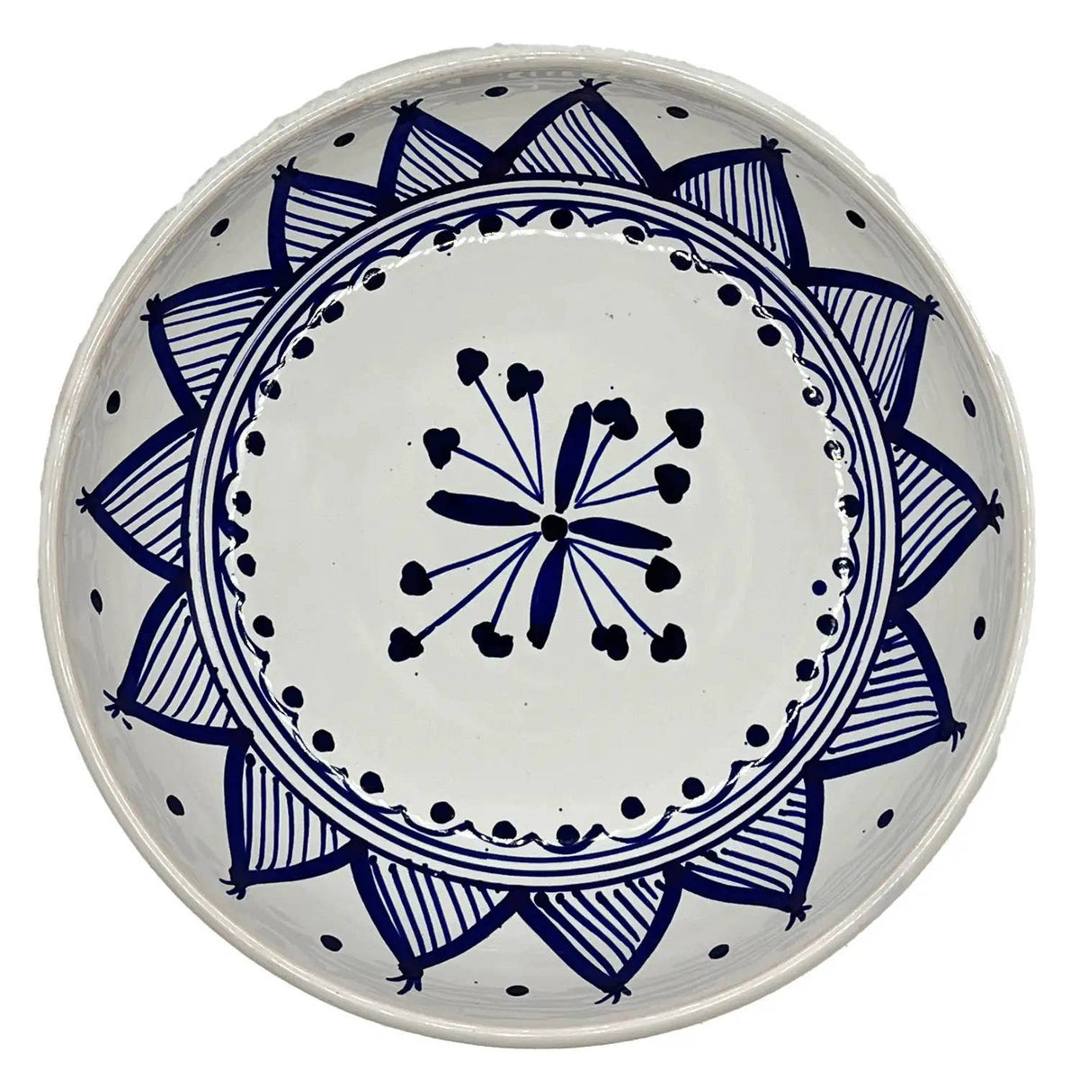 Assiette Creuse En Céramique Tunisienne Peinte À La Main #3