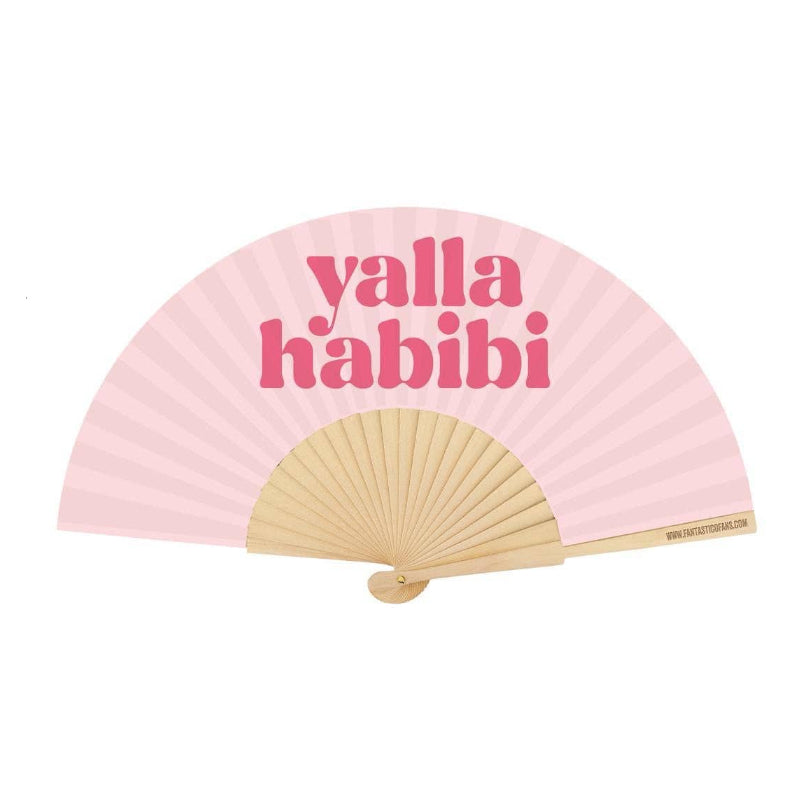 Yalla Habibi Fan Slogan 23cm