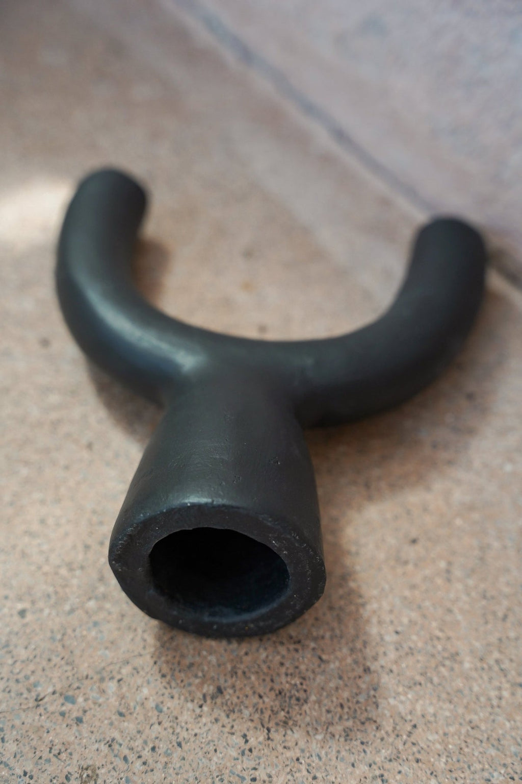 Black candle holder - terracotta - The Pohon