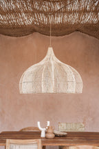 Natural candlestick - terracotta - The Pohon - sand color