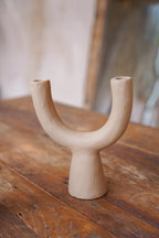 Brown Candlestick - Terracotta - The Pohon