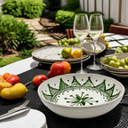 Assiette Creuse En Céramique Tunisienne Peinte À La Main #2