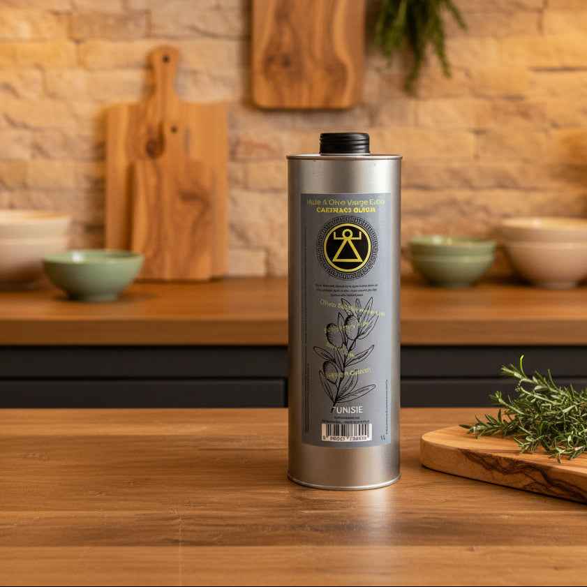 Huile d'Olive Vierge Extra 1000 ml – Carthage Oleum