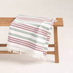 TRIA Lightweight Cotton Beach Sarong with Fringes