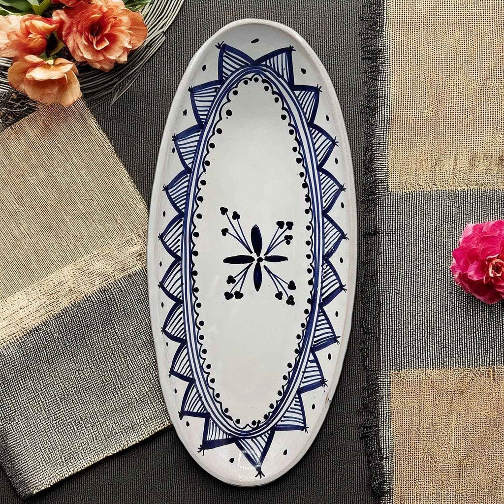 Plat Décoratif En Céramique Tunisienne Artisanale #19