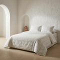 Housse de couette Evania vert d'eau