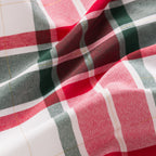 Table de Noël avec chemin de table Tartan