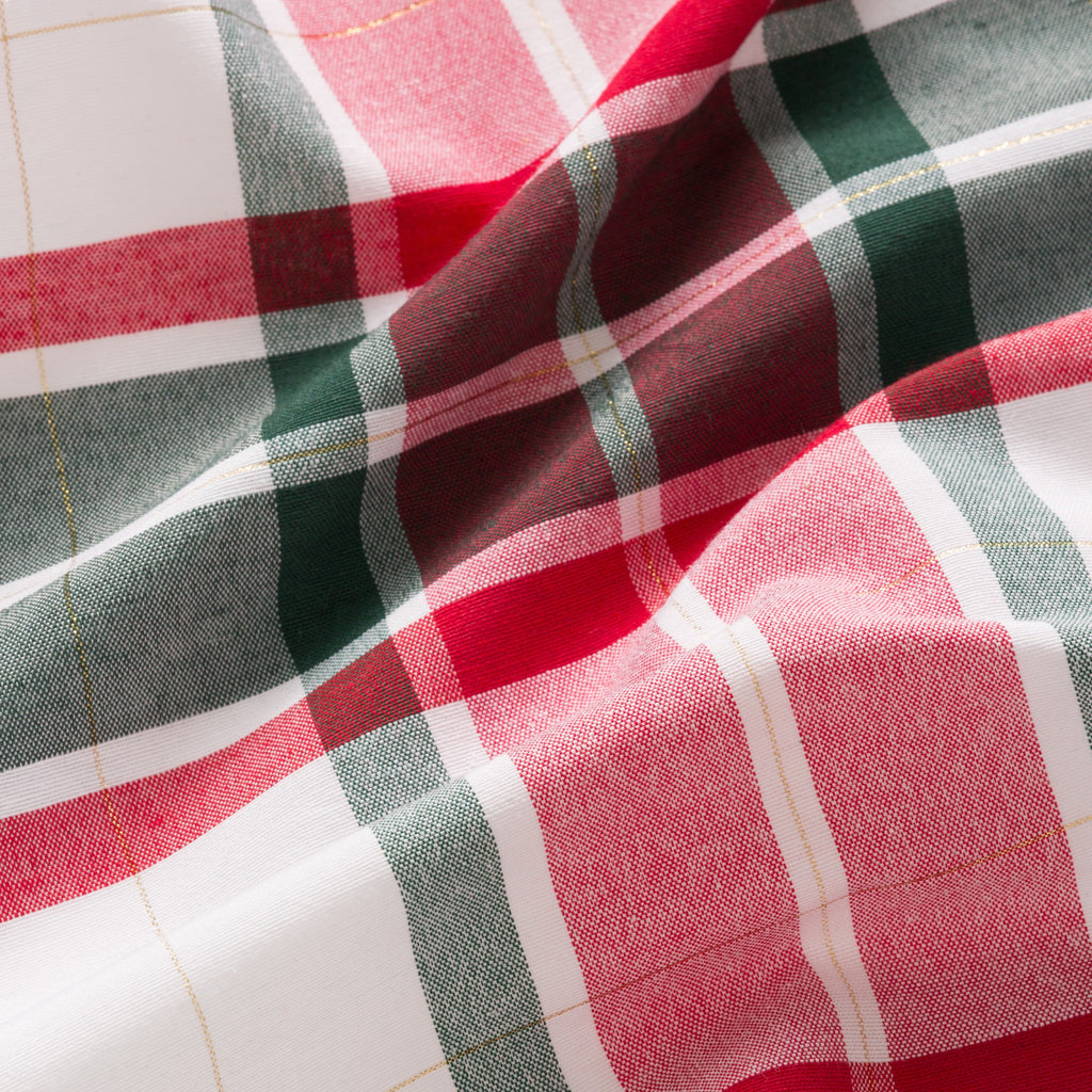 Table de Noël avec serviettes Tartan