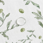 Table dressée avec la nappe Olis