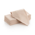Lot de 6 serviettes satinées Rubi or