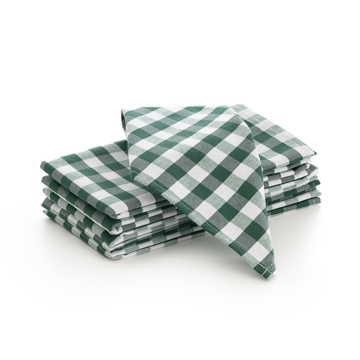 Serviettes vichy vertes
