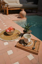 Rattan Shell Placemat - Natural - Hippie Monkey