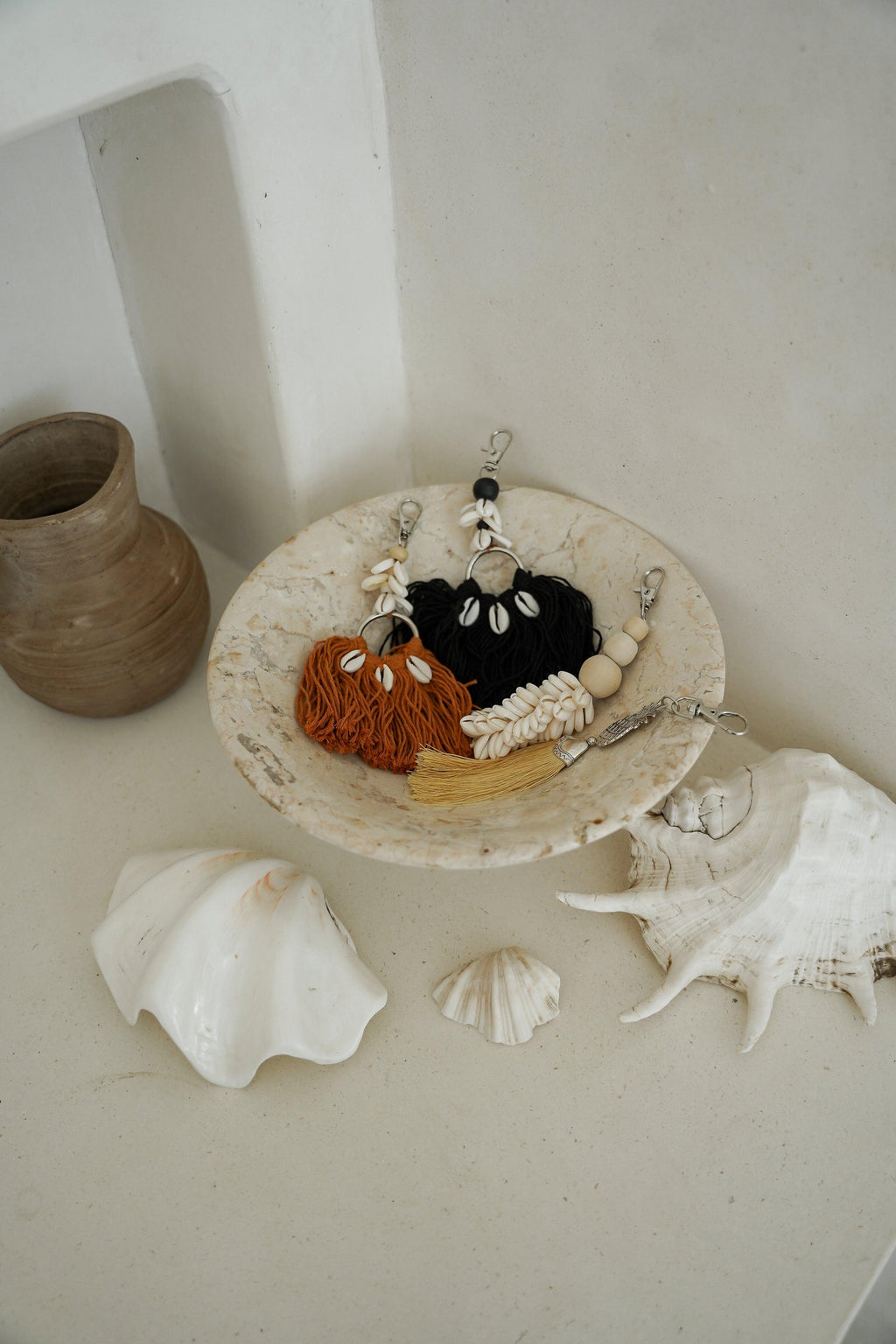 The Bohemian keychain - natural - Hippie Monkey