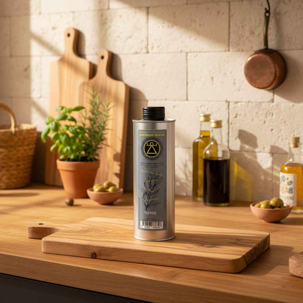 Huile d'Olive Vierge Extra 500 ml – Carthage Oleum