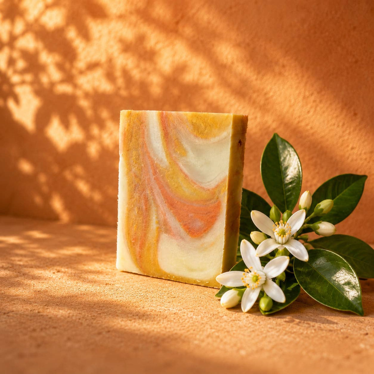 Savon solide à la fleur d'oranger 100 g Savonnerie de la Buèges