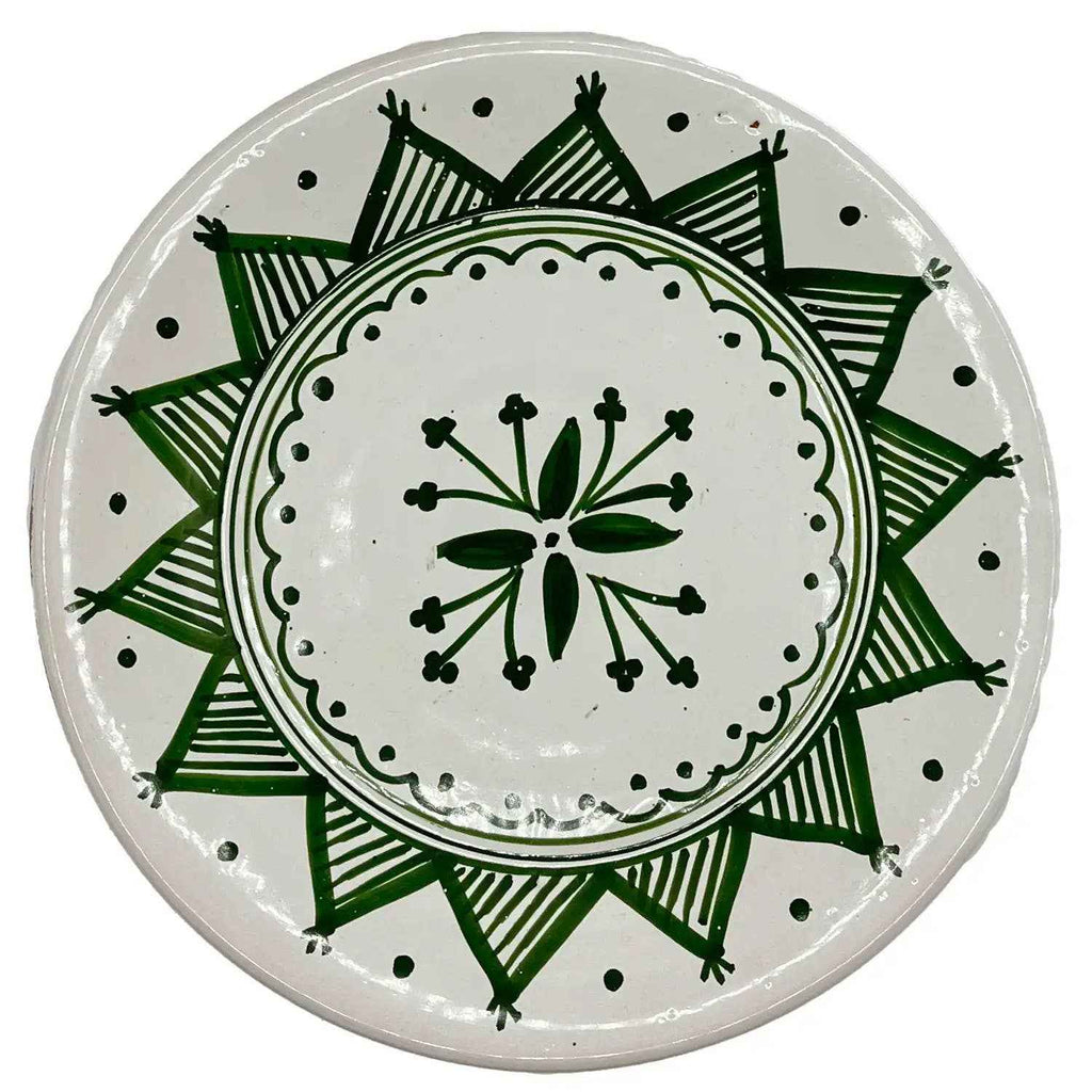 Assiette Décorative En Céramique Tunisienne Peinte À La Main #3