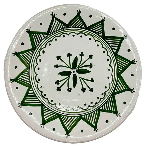Assiette Décorative En Céramique Tunisienne Peinte À La Main #3