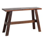 Large factory bus stop bench