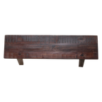 Large factory bus stop bench