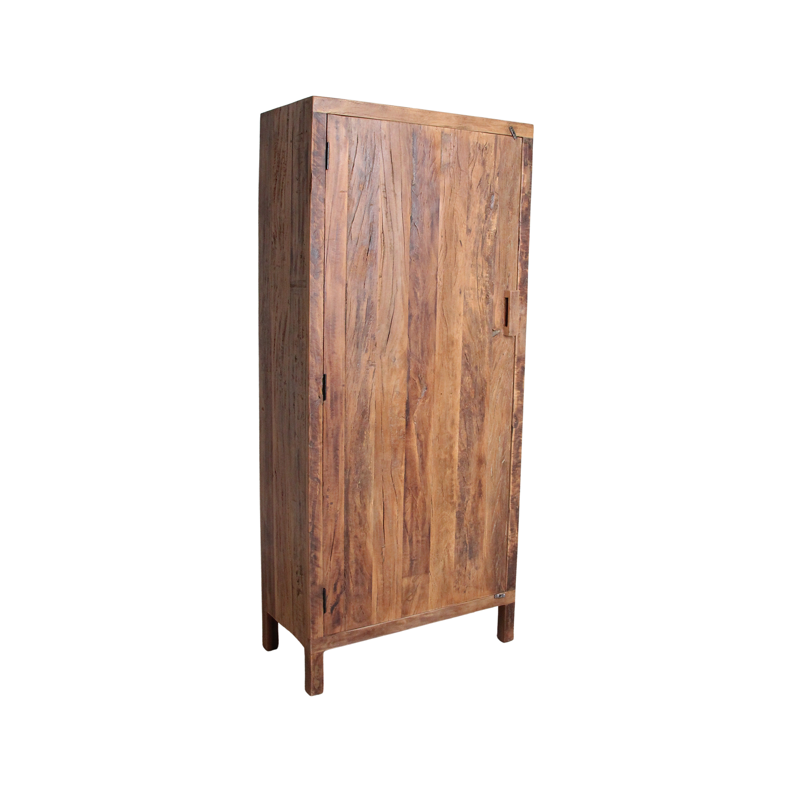 Farmwood armoire 1 porte - bois recyclé certifié FSC - 80 x 40 x 180 cm