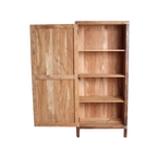 Farmwood 1-door wardrobe - FSC certified recycled wood - 80 x 40 x 180 cm