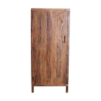 Farmwood 1-door wardrobe - FSC certified recycled wood - 80 x 40 x 180 cm