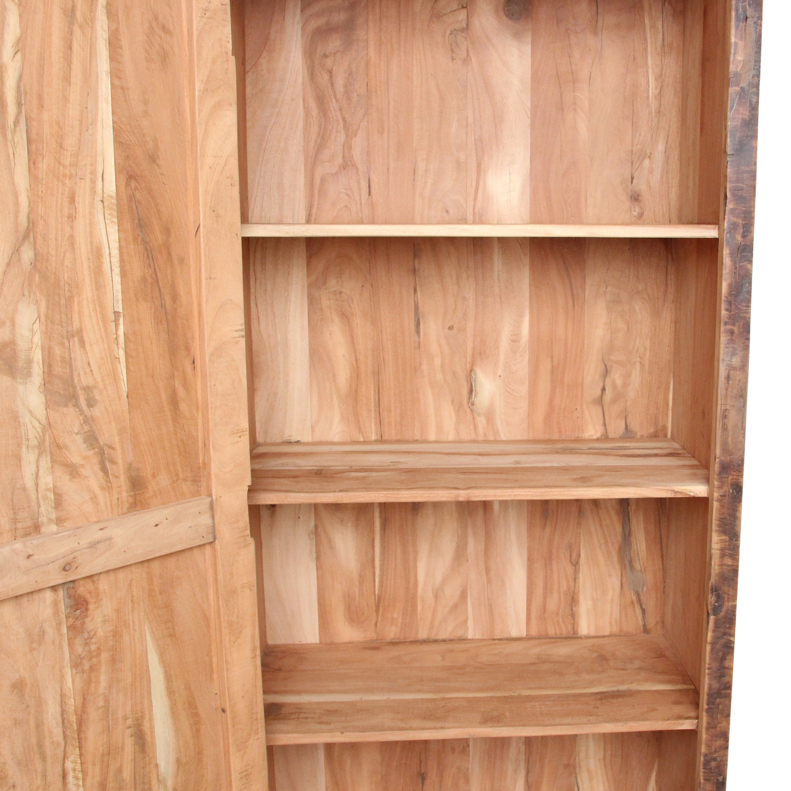 Farmwood 1-door wardrobe - FSC certified recycled wood - 80 x 40 x 180 cm