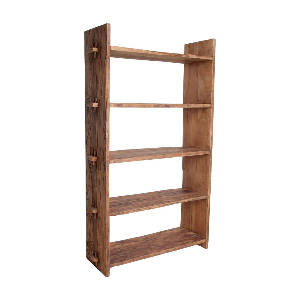 Farmwood Storage Shelf - FSC Certified Recycled Wood - 100 x 37 x 180 cm