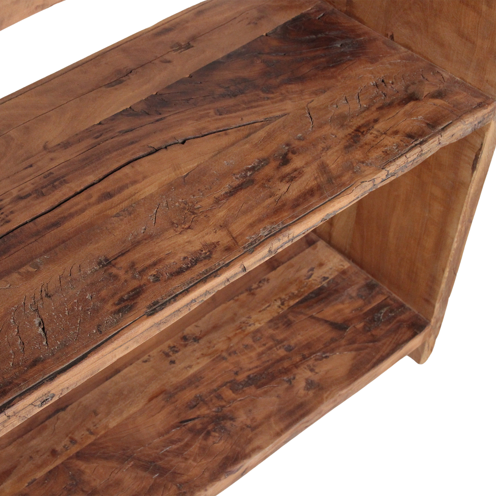Farmwood Storage Shelf - FSC Certified Recycled Wood - 100 x 37 x 180 cm