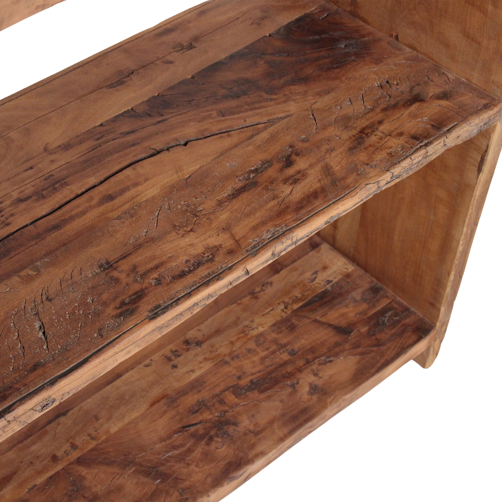 Farmwood Storage Shelf - FSC Certified Recycled Wood - 100 x 37 x 180 cm