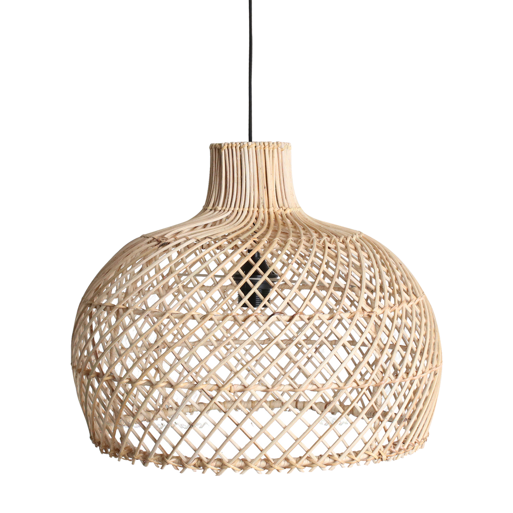 Natural rattan Maze pendant light - Ø 42 x 36 cm