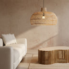Maze natural rattan pendant light - Ø 57 x 36 cm