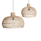 Maze natural rattan pendant light - Ø 57 x 36 cm