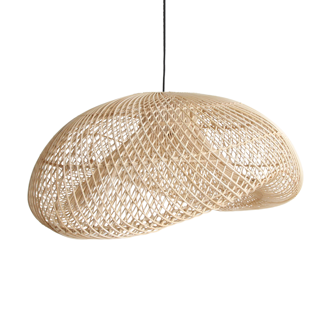 Maze suspension en rotin Organic XL - Ø 75 x 31 cm