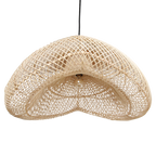 Maze Organic XL rattan pendant light - Ø 75 x 31 cm